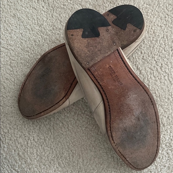 Cole Haan Men's Cream Loafers - Picture 2 of 11